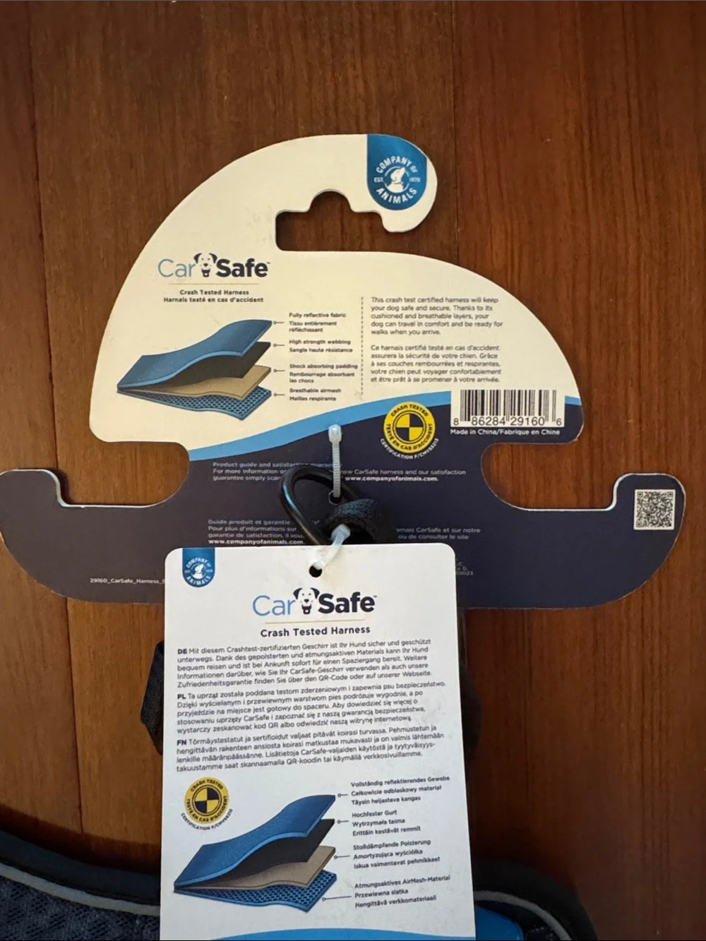 NWT CarSafe Crash Tested Dog Harness